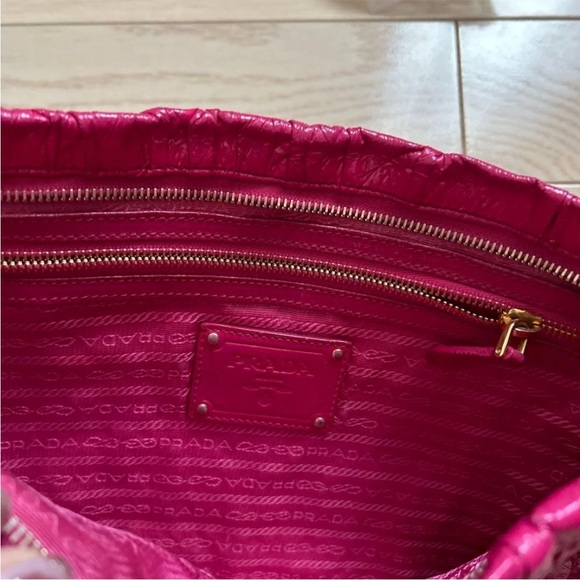 Prada Pink Leather Clutch - Picture 2 of 13